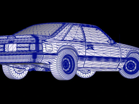 Fast Furious Jakobs 1992 LX Mustang 3D Model