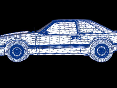 Fast Furious Jakobs 1992 LX Mustang 3D Model