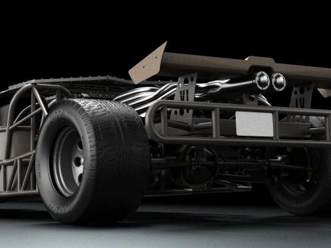 Fast Furious 6 Custom Flip Car 3D Model