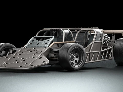 Fast Furious 6 Custom Flip Car 3D Model