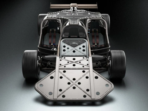 Fast Furious 6 Custom Flip Car 3D Model