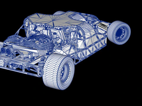 Fast Furious 6 Custom Flip Car 3D Model
