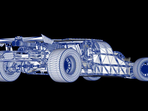 Fast Furious 6 Custom Flip Car 3D Model
