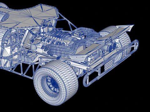 Fast Furious 6 Custom Flip Car 3D Model