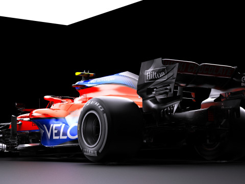 F1 मैकलेरन MCL35M रेसिंग कार 3D मॉडल