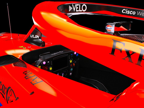 F1 मैकलेरन MCL35M रेसिंग कार 3D मॉडल