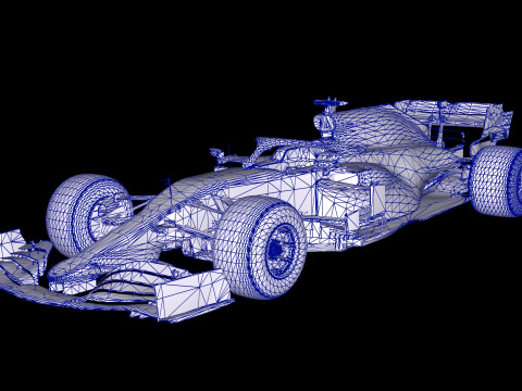 F1 मैकलेरन MCL35M रेसिंग कार 3D मॉडल
