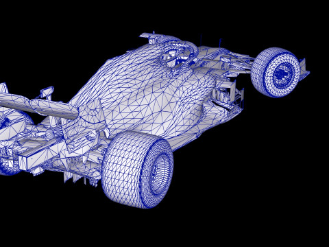 F1 मैकलेरन MCL35M रेसिंग कार 3D मॉडल
