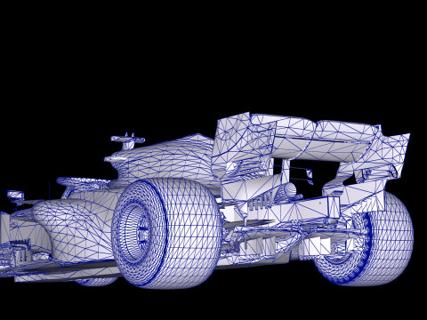 F1 मैकलेरन MCL35M रेसिंग कार 3D मॉडल
