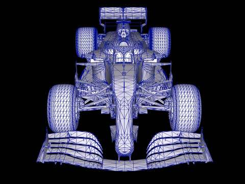F1 मैकलेरन MCL35M रेसिंग कार 3D मॉडल