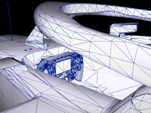 F1 McLaren MCL35M Racing Car 3D Model