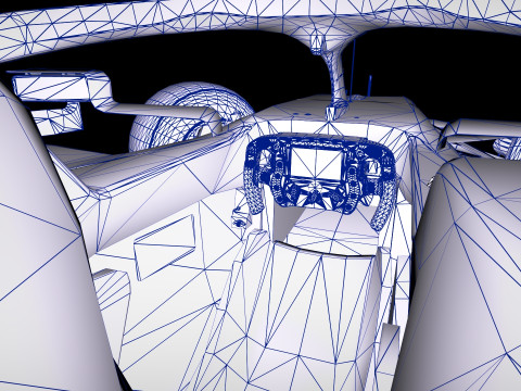 F1 मैकलेरन MCL35M रेसिंग कार 3D मॉडल