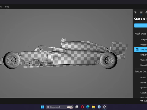 F1 McLaren MCL35M Racing Car 3D Model