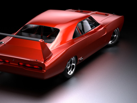 Dodge Charger Dom Daytona 1969 Fast Furious 6 Modello 3D