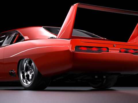 Dodge Charger Dom Daytona 1969 Fast Furious 6 Modello 3D