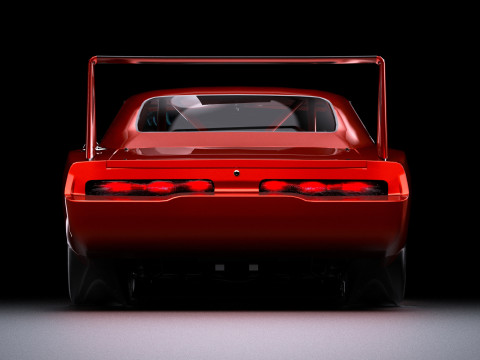 Dodge Charger Dom Daytona 1969 Fast Furious 6 Modello 3D