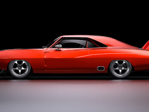 Dodge Charger Dom Daytona 1969 Fast Furious 6 Modello 3D