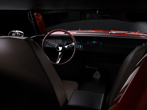 Dodge Charger Dom Daytona 1969 Fast Furious 6 Modello 3D