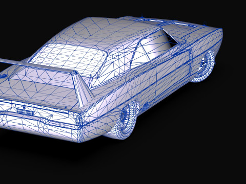 Dodge Charger Dom Daytona 1969 Fast Furious 6 Modello 3D