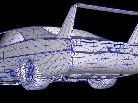Dodge Charger Dom Daytona 1969 Fast Furious 6 Modello 3D