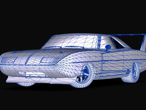 Dodge Charger Dom Daytona 1969 Fast Furious 6 Modello 3D