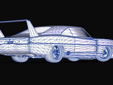 Dodge Charger Dom Daytona 1969 Fast Furious 6 Modello 3D