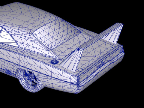 Dodge Charger Dom Daytona 1969 Fast Furious 6 Modello 3D