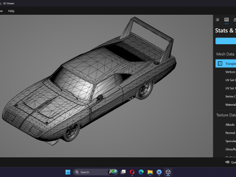 Dodge Charger Dom Daytona 1969 Fast Furious 6 Modello 3D