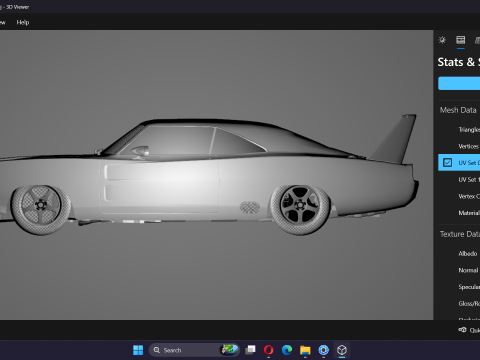 Dodge Charger Dom Daytona 1969 Fast Furious 6 Modello 3D