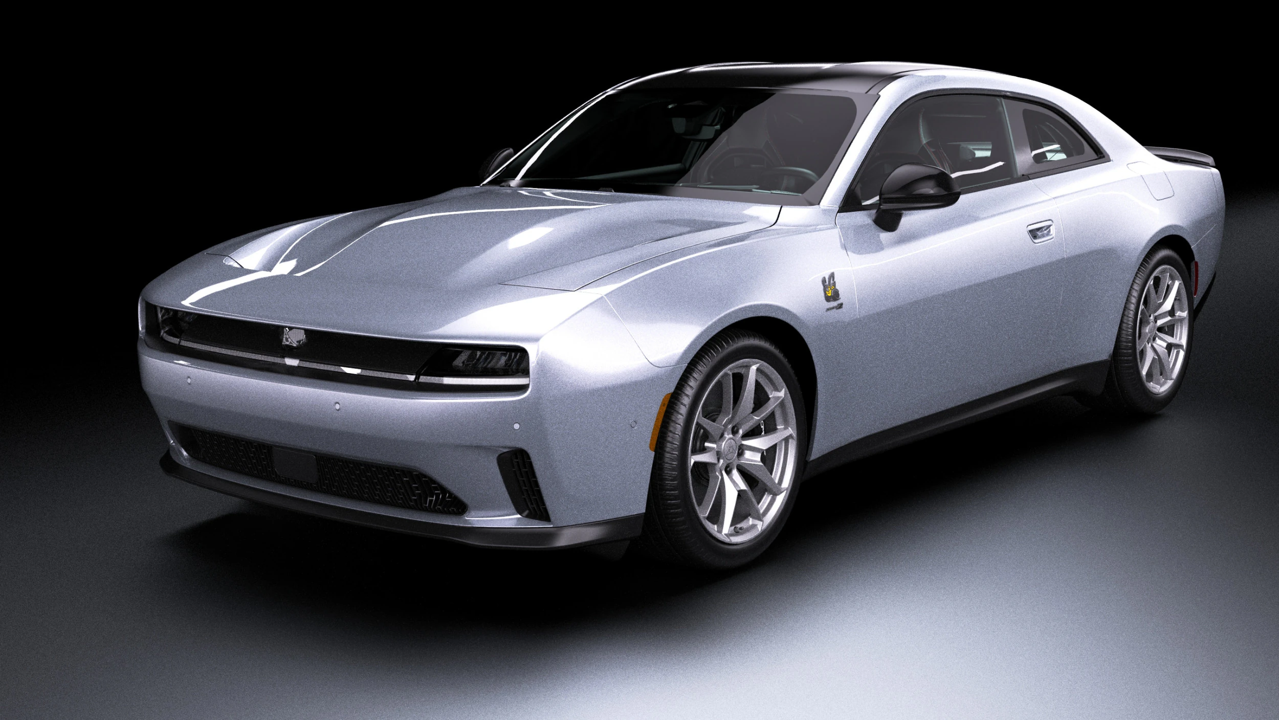 Dodge Charger Daytona 2025 3D Model .c4d .max .obj .3ds .fbx .stl .blend 