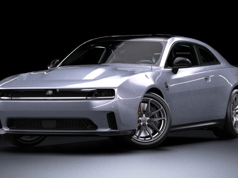 Dodge Charger Daytona 2025 3D Model