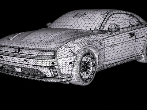 Dodge Charger Daytona 2025 3D Model