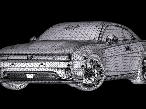Dodge Charger Daytona 2025 3D Model