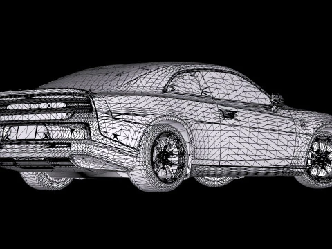 Dodge Charger Daytona 2025 3D Model