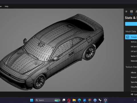 Dodge Charger Daytona 2025 3D Model