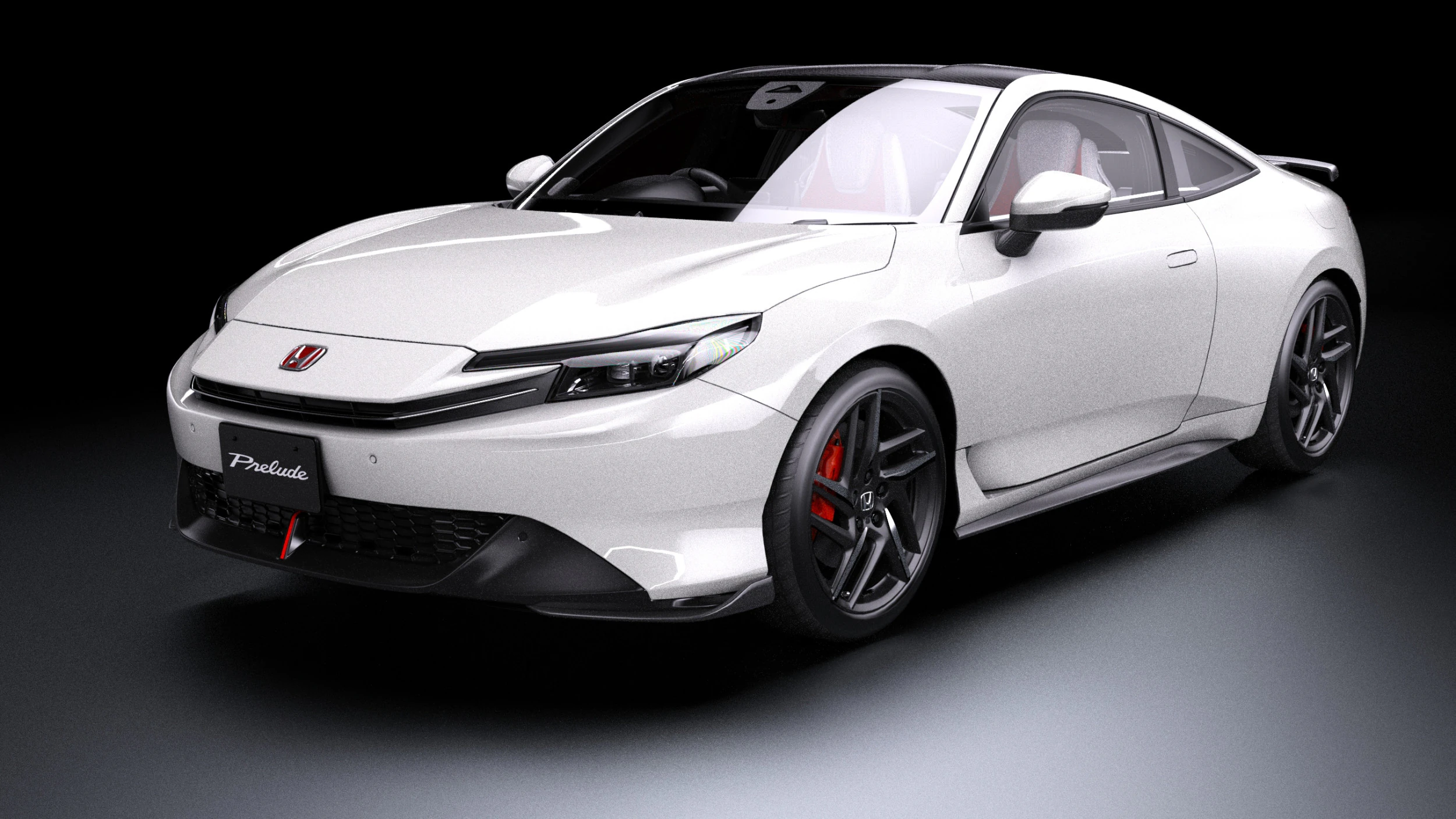 2026 Honda Prelude 3D Model .c4d .max .obj .3ds .fbx .stl .blend 