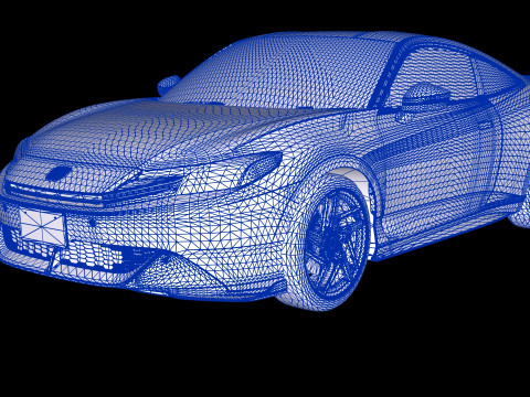 2026 Honda Prelude 3D Model