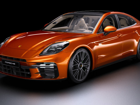 2025 Porsche Panamera Turbo E-Hybrid 3D Model