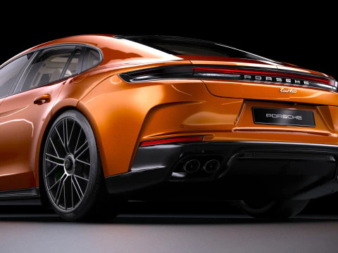 2025 Porsche Panamera Turbo E-Hybrid 3D Model