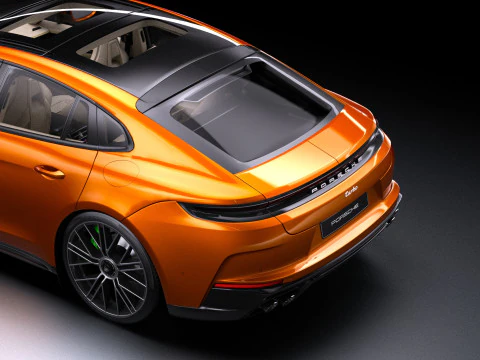 2025 Porsche Panamera Turbo E-Hybrid 3D Model