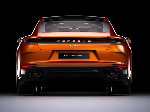 2025 Porsche Panamera Turbo E-Hybrid 3D Model