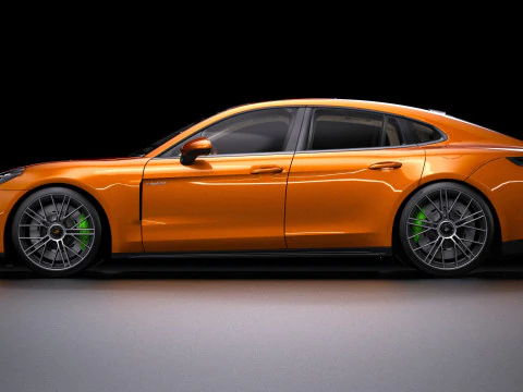 2025 Porsche Panamera Turbo E-Hybrid 3D Model