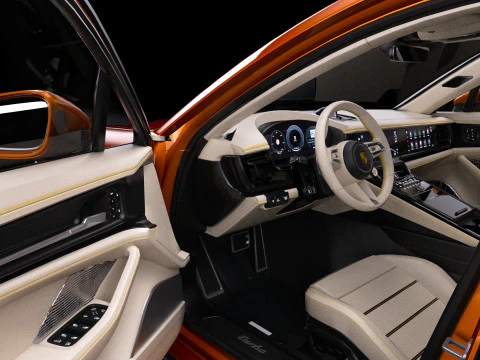 2025 Porsche Panamera Turbo E-Hybrid 3D Model