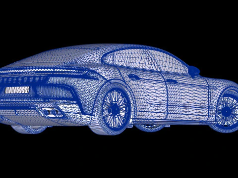 2025 Porsche Panamera Turbo E-Hybrid 3D Model