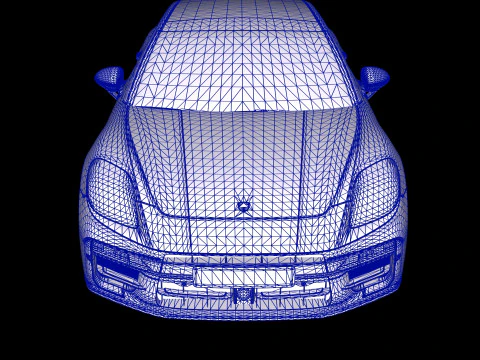 2025 Porsche Panamera Turbo E-Hybrid 3D Model