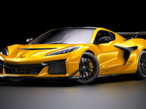 2025Chevrolet Corvette ZR1 Modello 3D