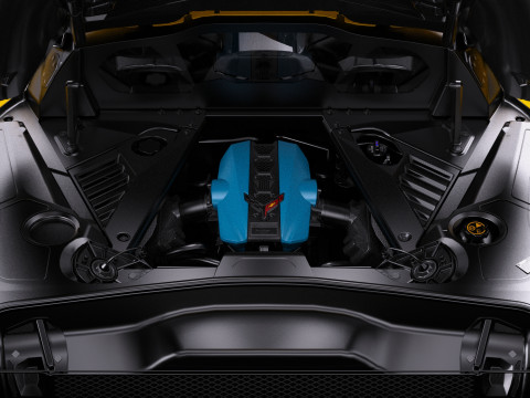 2025Chevrolet Corvette ZR1 Modello 3D