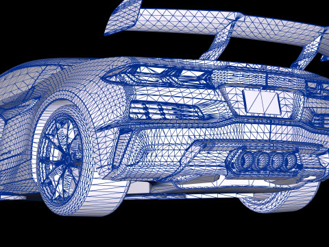 2025Chevrolet Corvette ZR1 Modello 3D