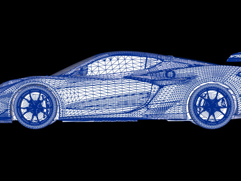 2025Chevrolet Corvette ZR1 Modello 3D