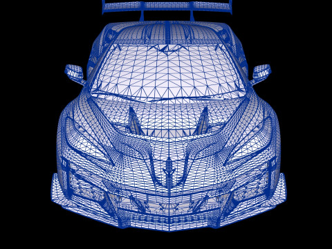 2025Chevrolet Corvette ZR1 Modello 3D